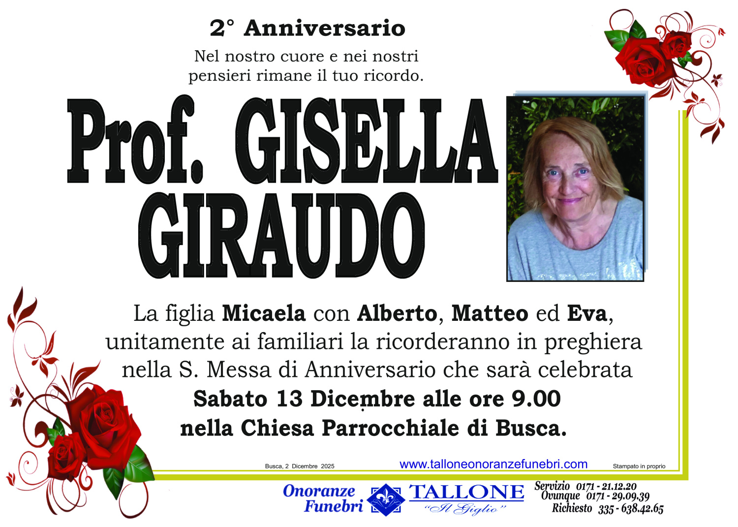 Prof. Gisella Giraudo